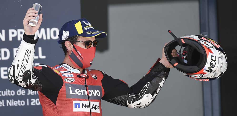 Dovizioso Podium Tiga Rasa Juara